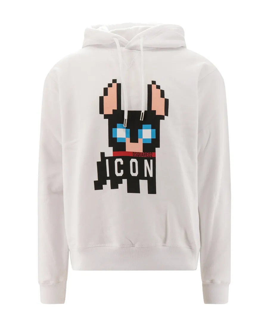 Graphic Printed Long Sleeved Hoodie
