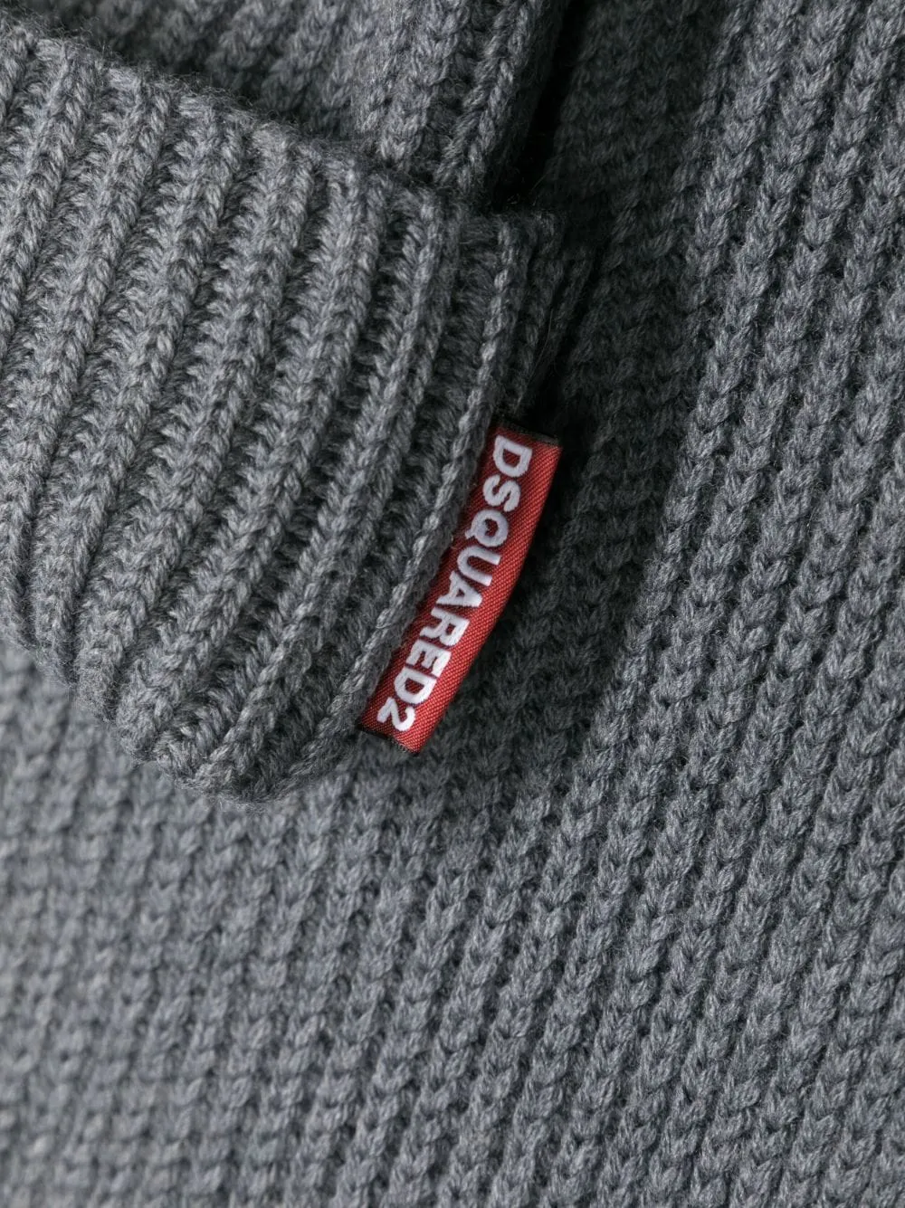 Logo Patch Scarf-Beanie Set