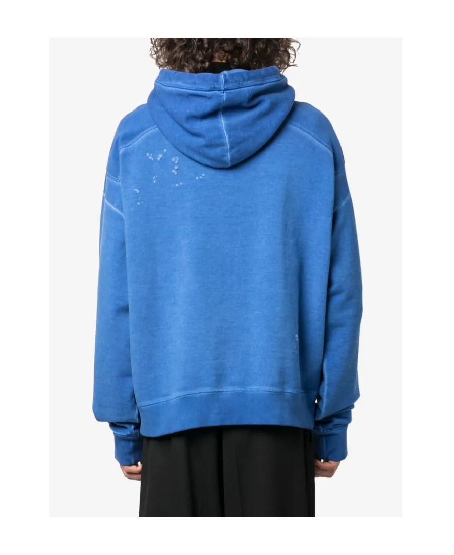 Logo Printed Long-Sleeved Hoodie