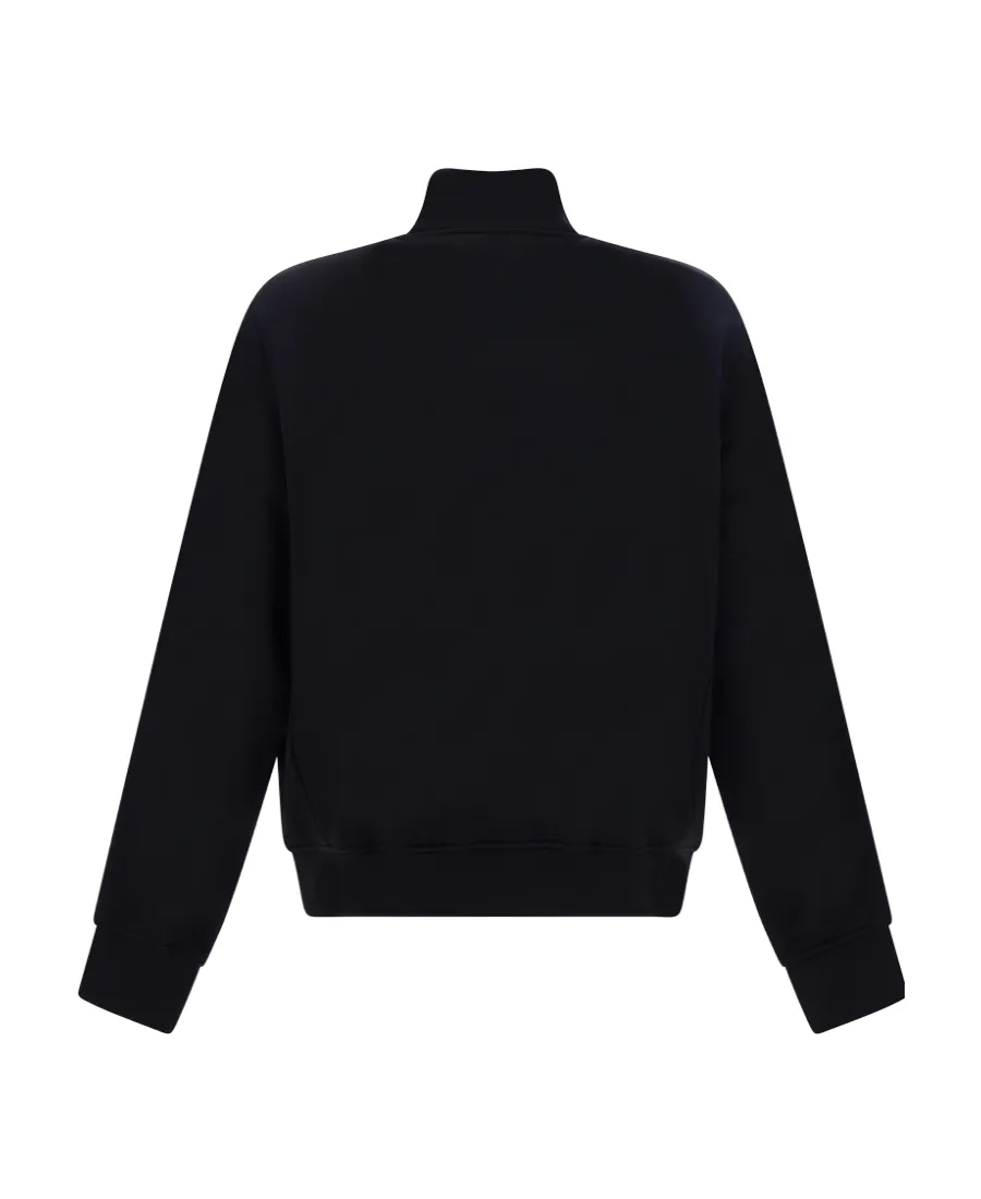 Logo Printed Zip-Up Sweatshirt