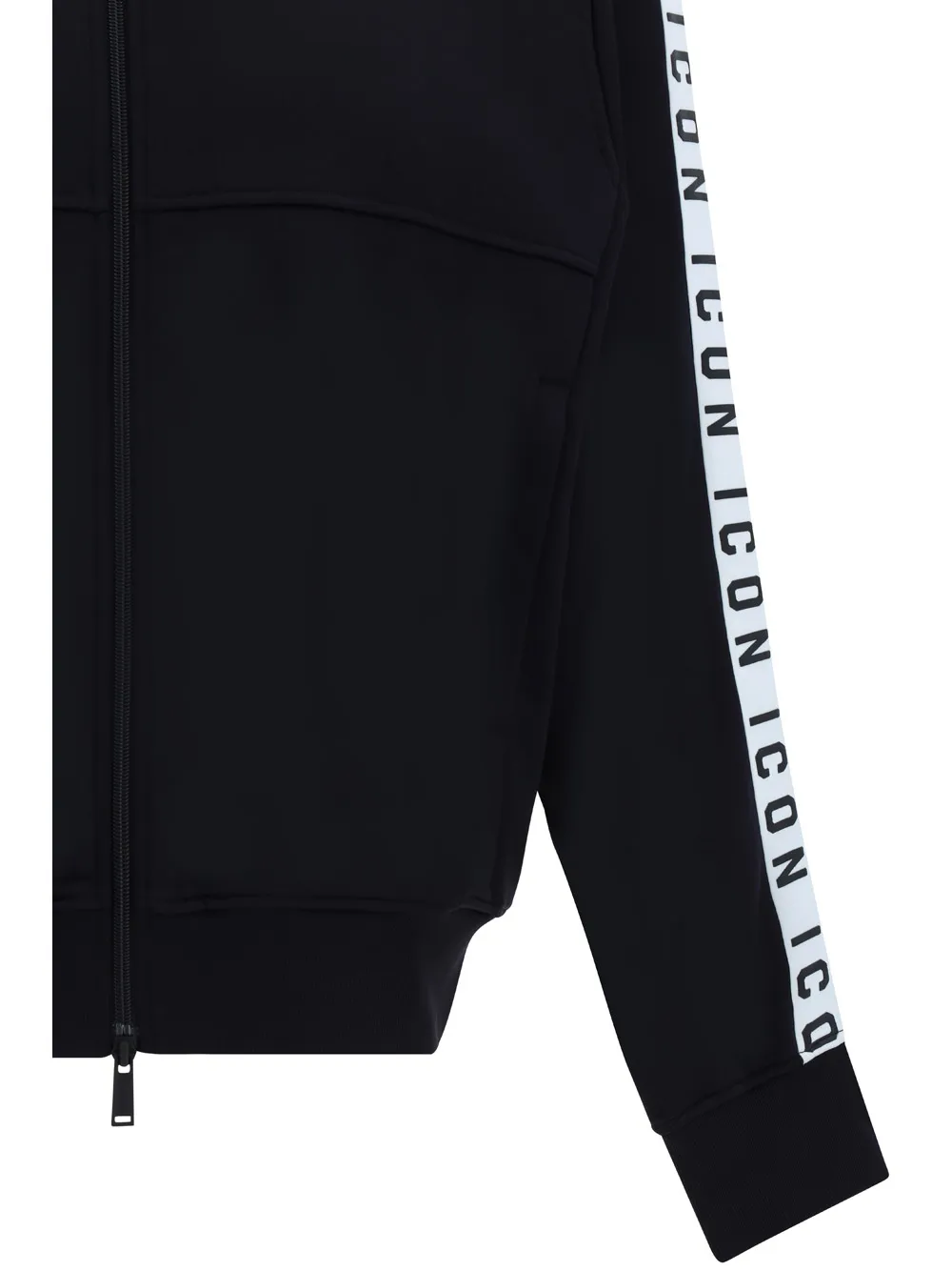 Logo Printed Zip-Up Sweatshirt