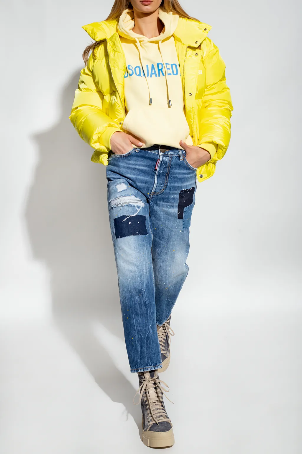 Boston Straight-Leg Distressed Jeans