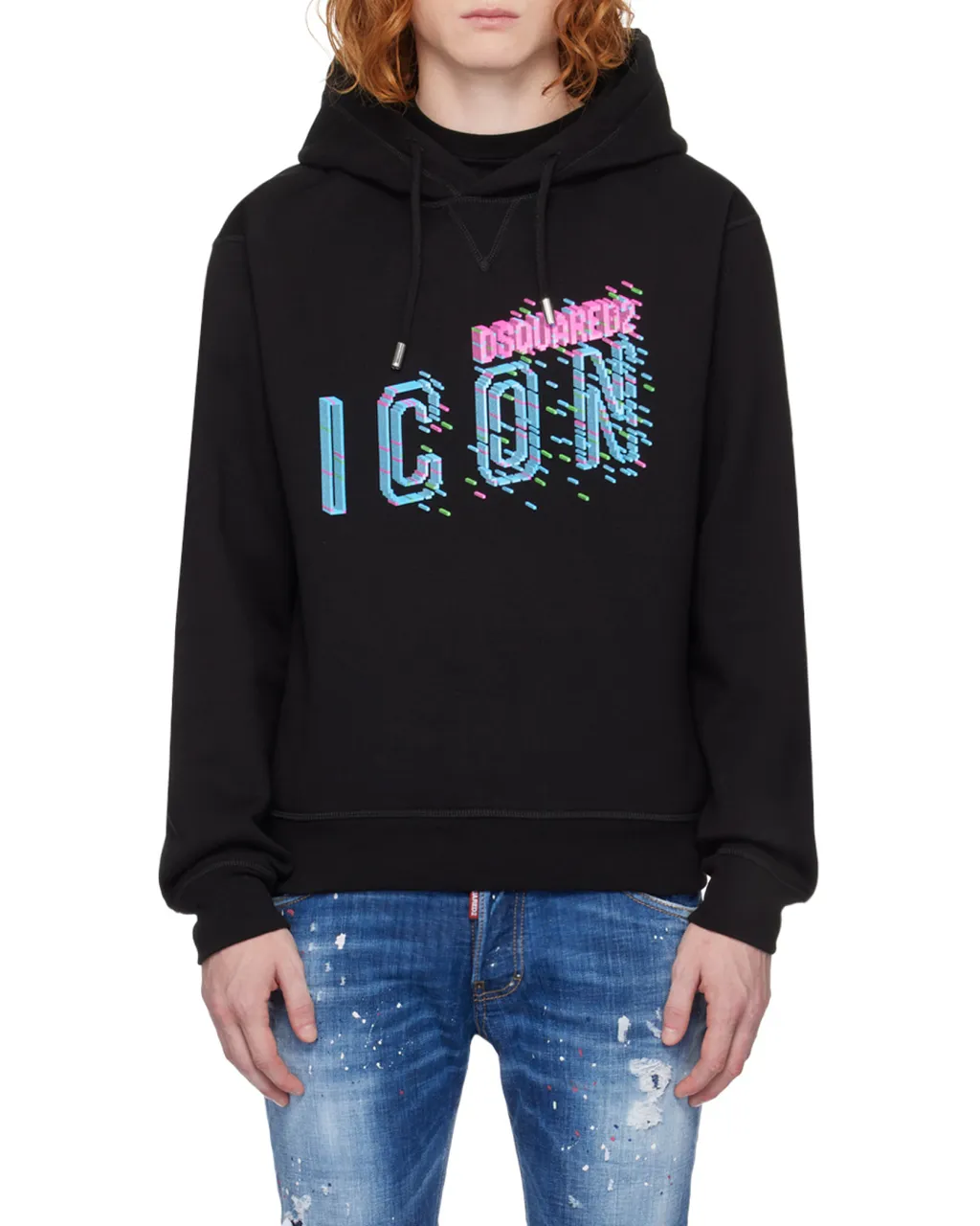 Logo Printed Drawstring Hoodie