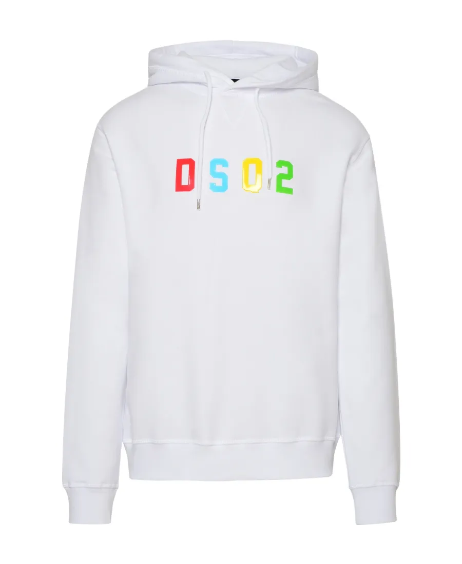 Logo Printed Drawstring Hoodie