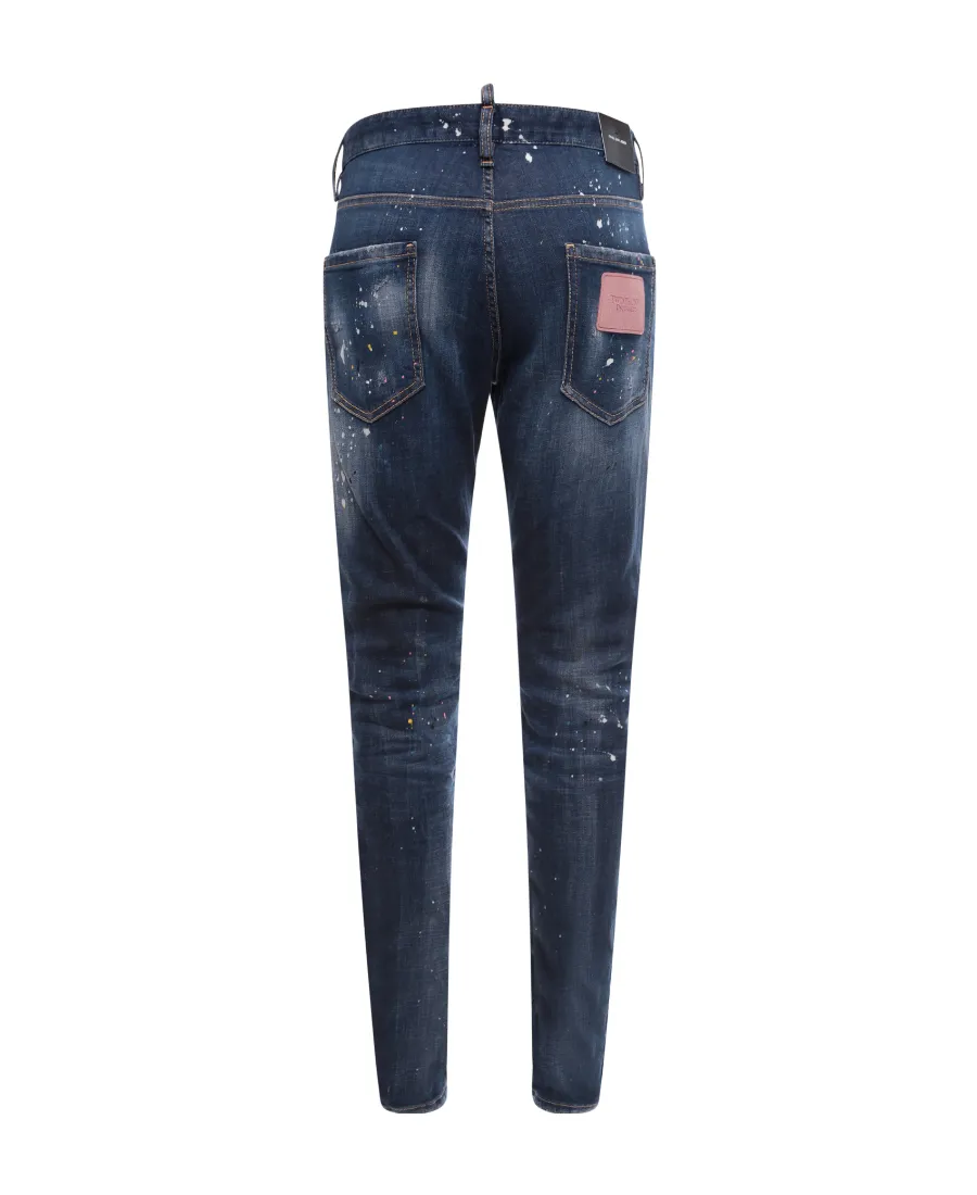 Twimphony Paint Splatter Effect Jeans