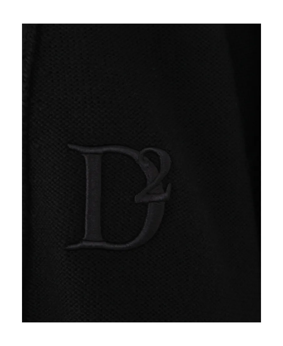 Logo Embroidered V-Neck Cardigan