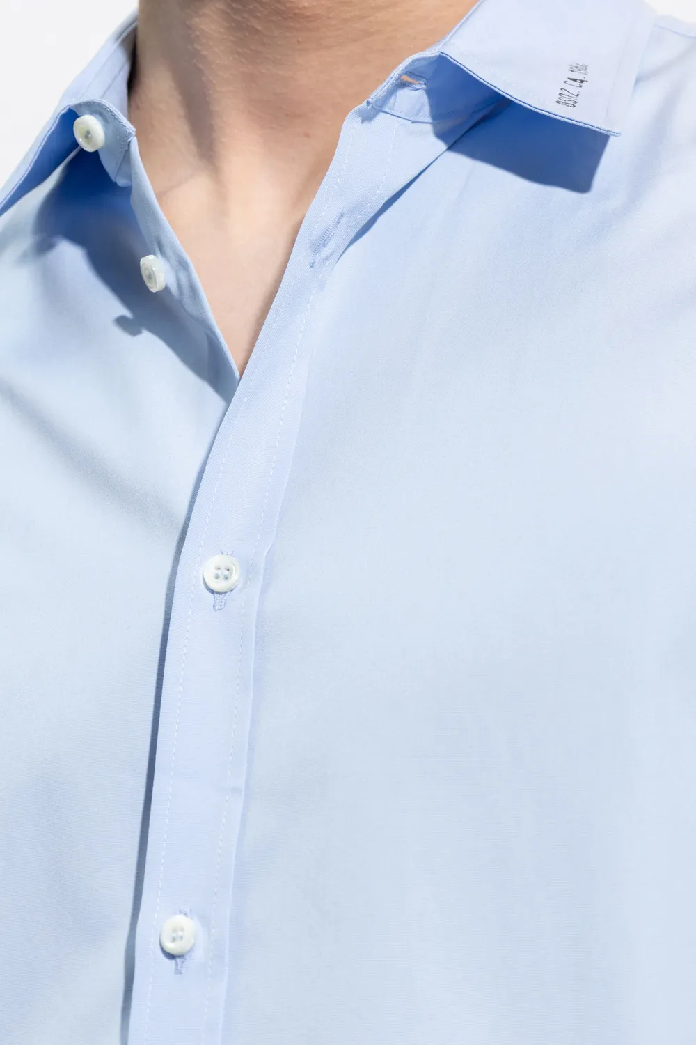 Logo-Embroidered Button-Up Shirt