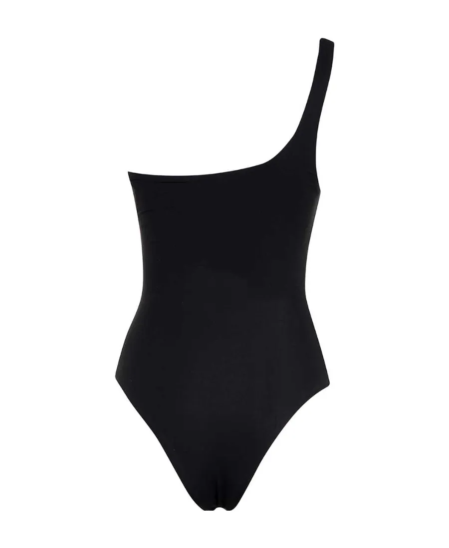 One-Piece Swimsuit With Single Shoulder Strap