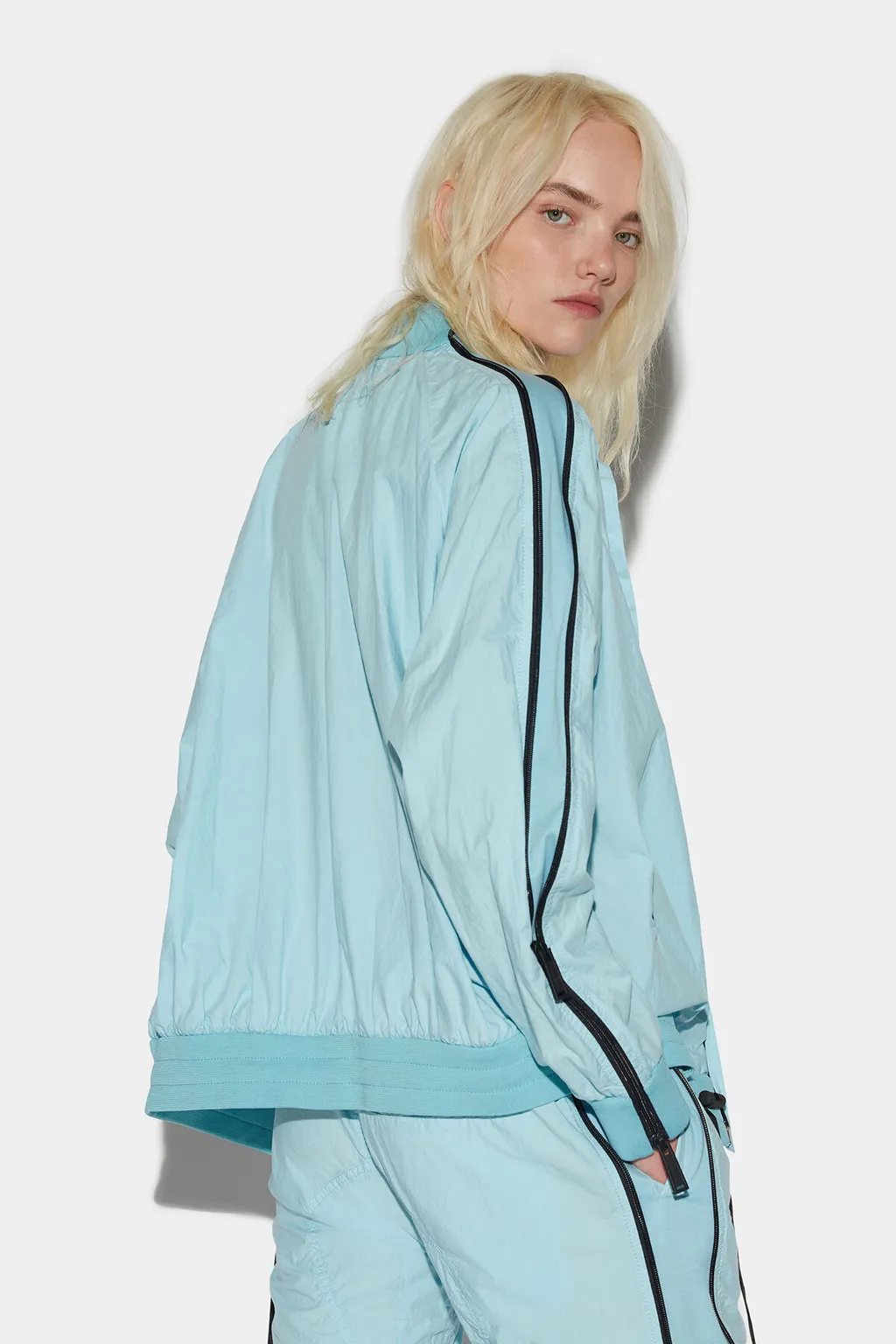 Zip-Sleeve Track Jacket