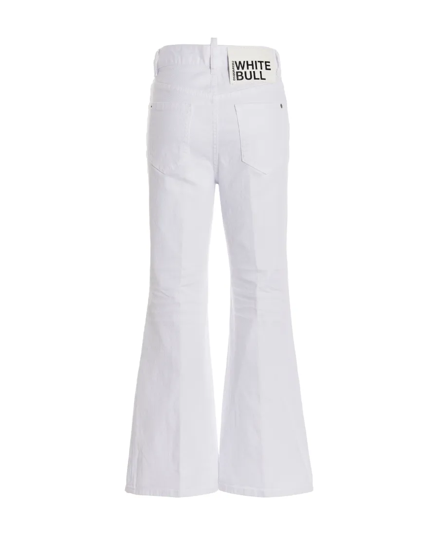 Flared Cropped Jeans