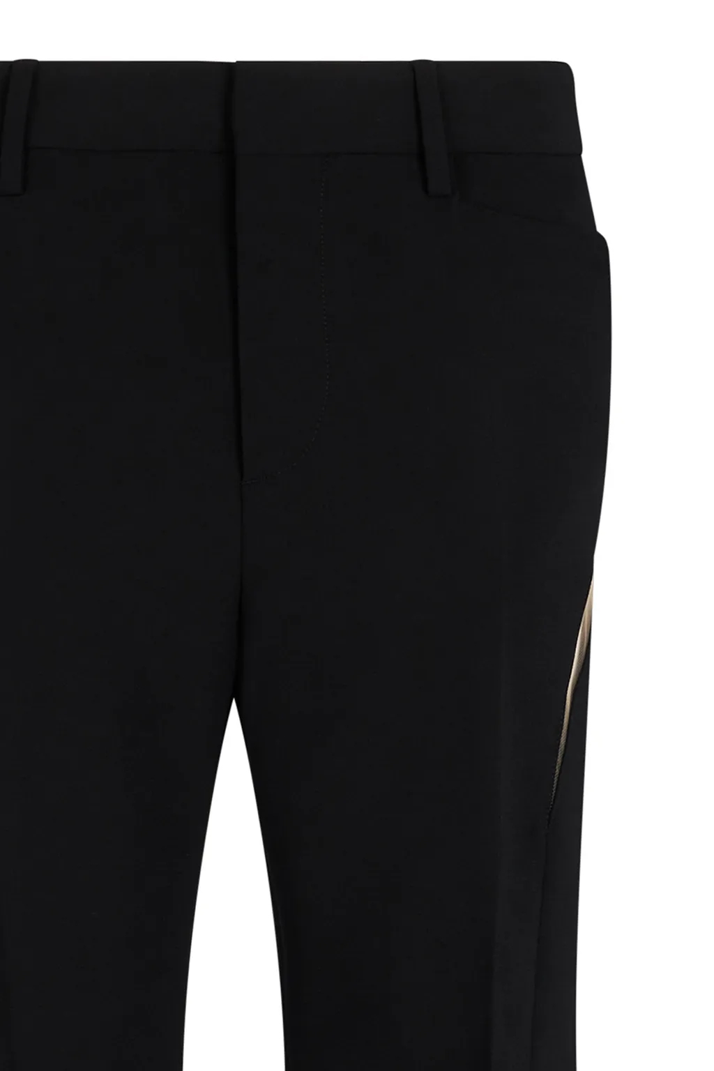 Cut-Out Detailed Flared Trousers