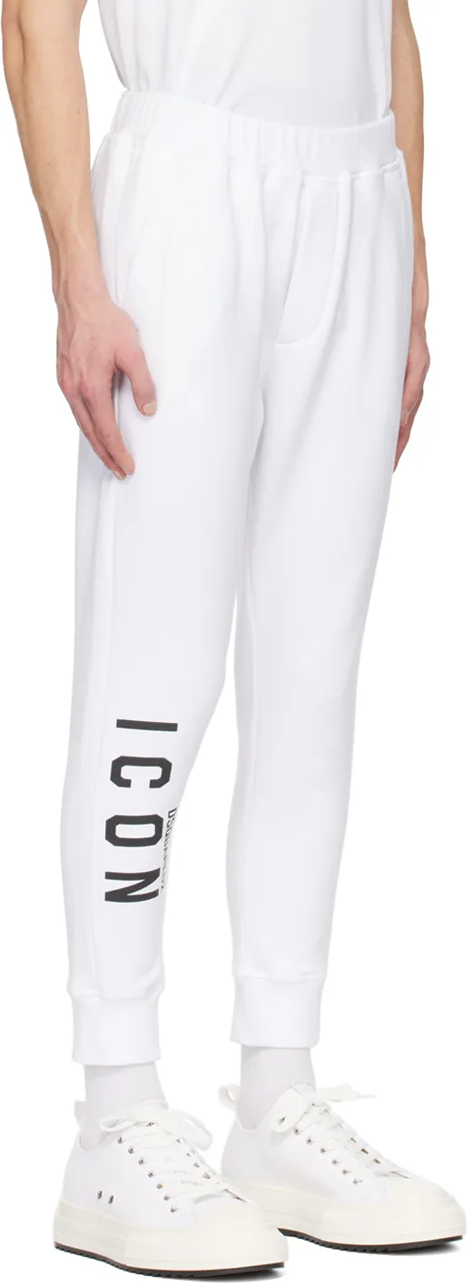 Icon Logo-Printed Tapered Leg Track Pants
