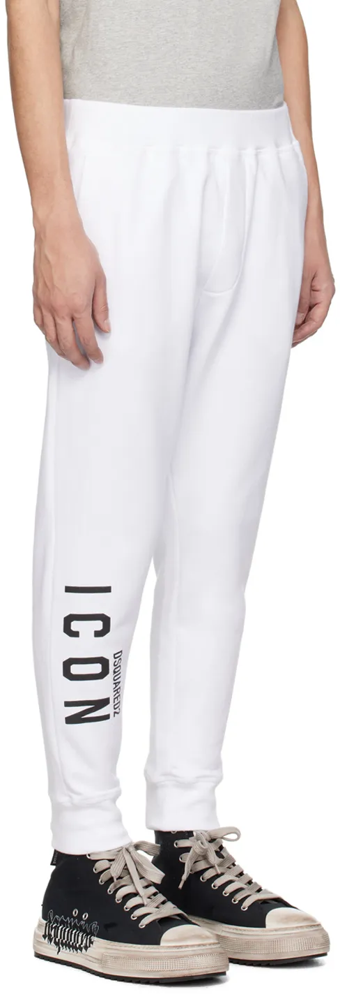 Icon Logo-Printed Tapered Leg Track Pants