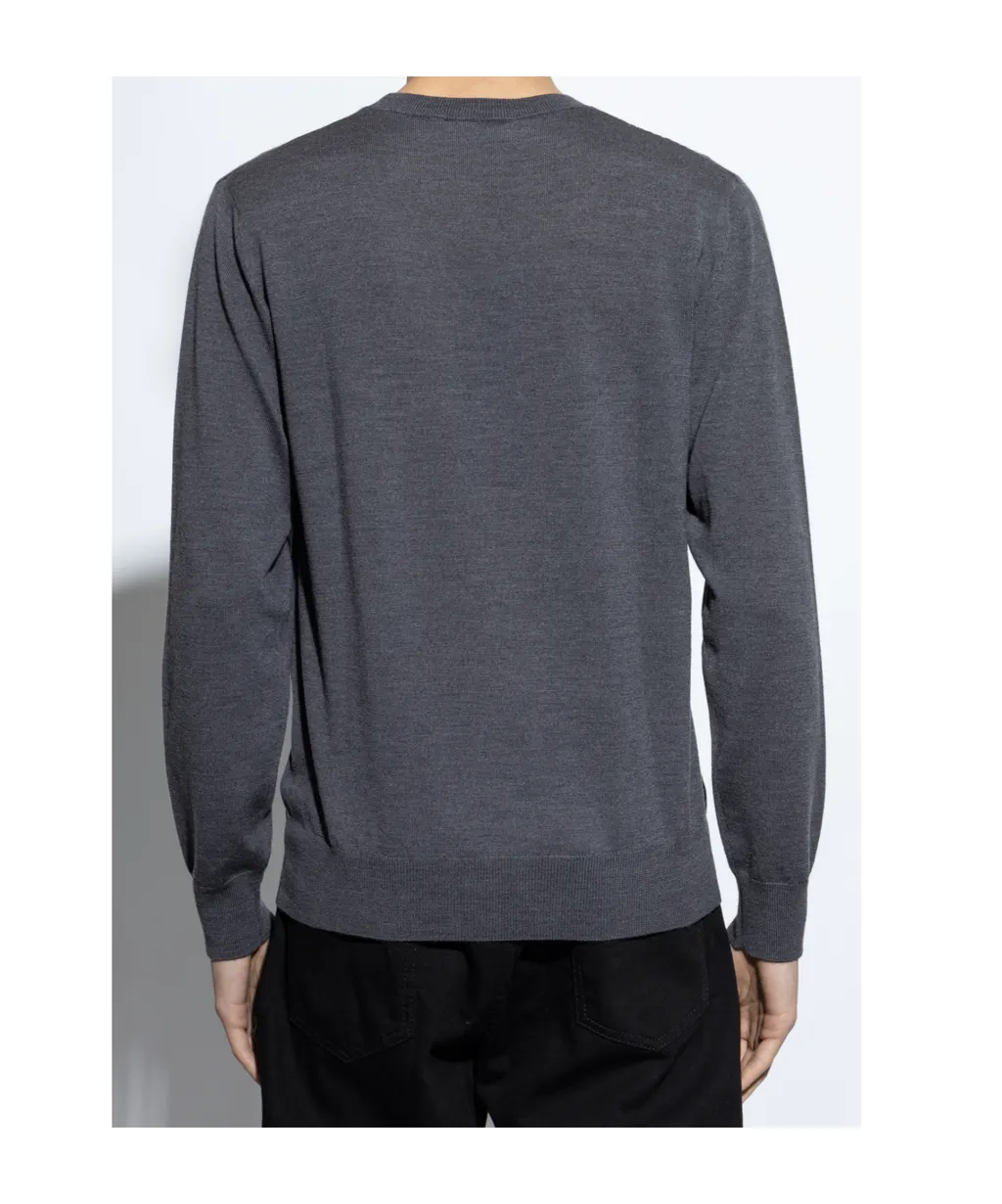 Logo Embossed Knit Jumper