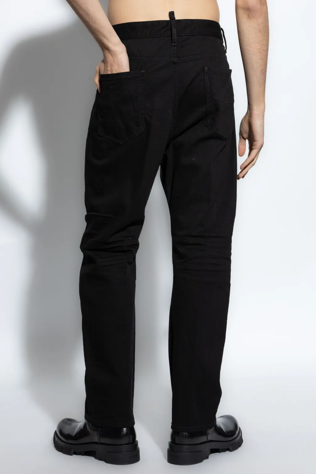 Tapered Leg Jeans