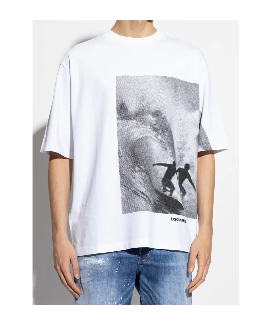Graphic-Printed Crewneck T-Shirt