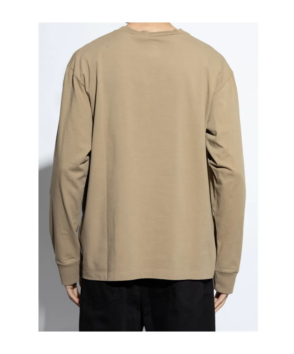 Logo Printed Long-Sleeved T-Shirt