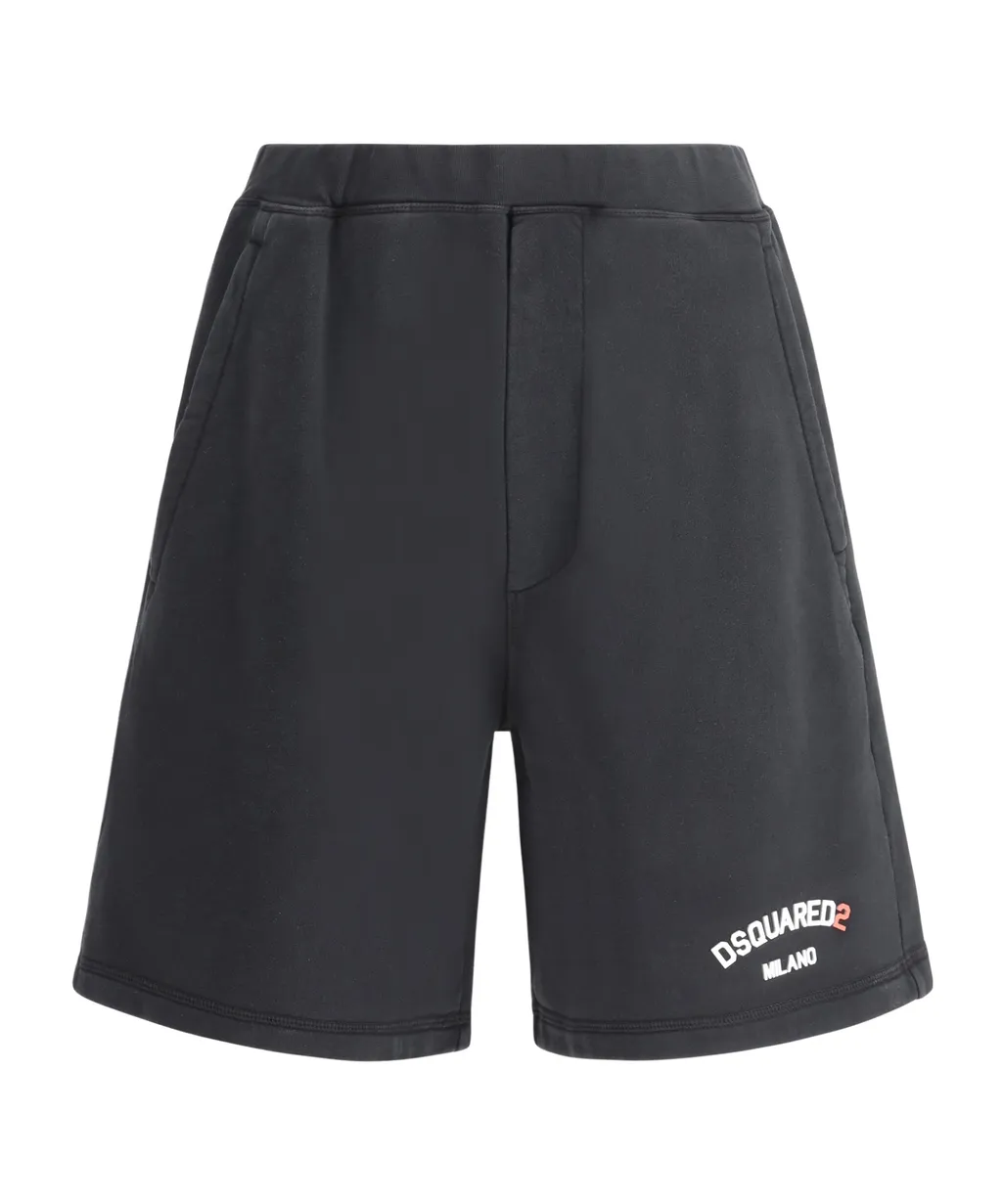 Logo-Printed Elasticated Waistband Shorts