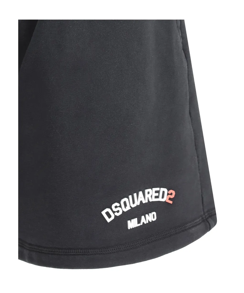 Logo-Printed Elasticated Waistband Shorts