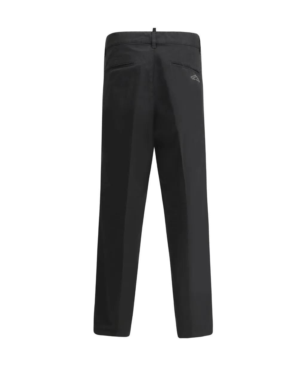 Logo-Printed Tailored Trousers