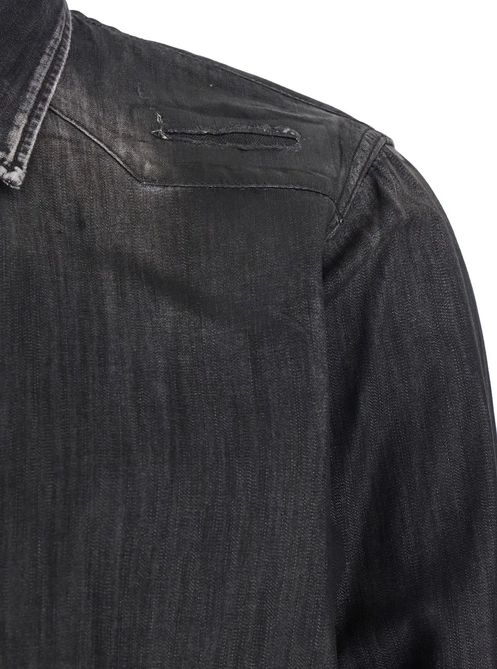 Distressed Denim Shirt