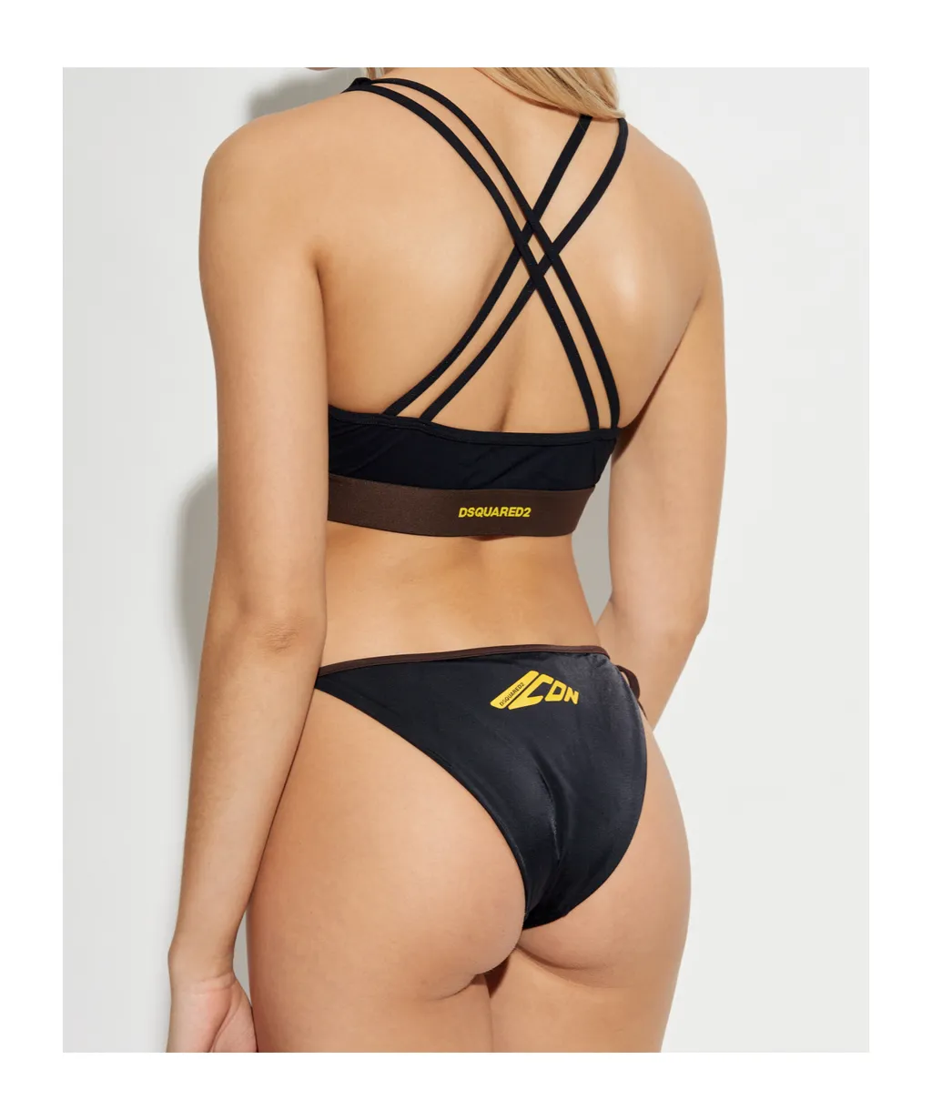 Logo Embroidered Sport Bra