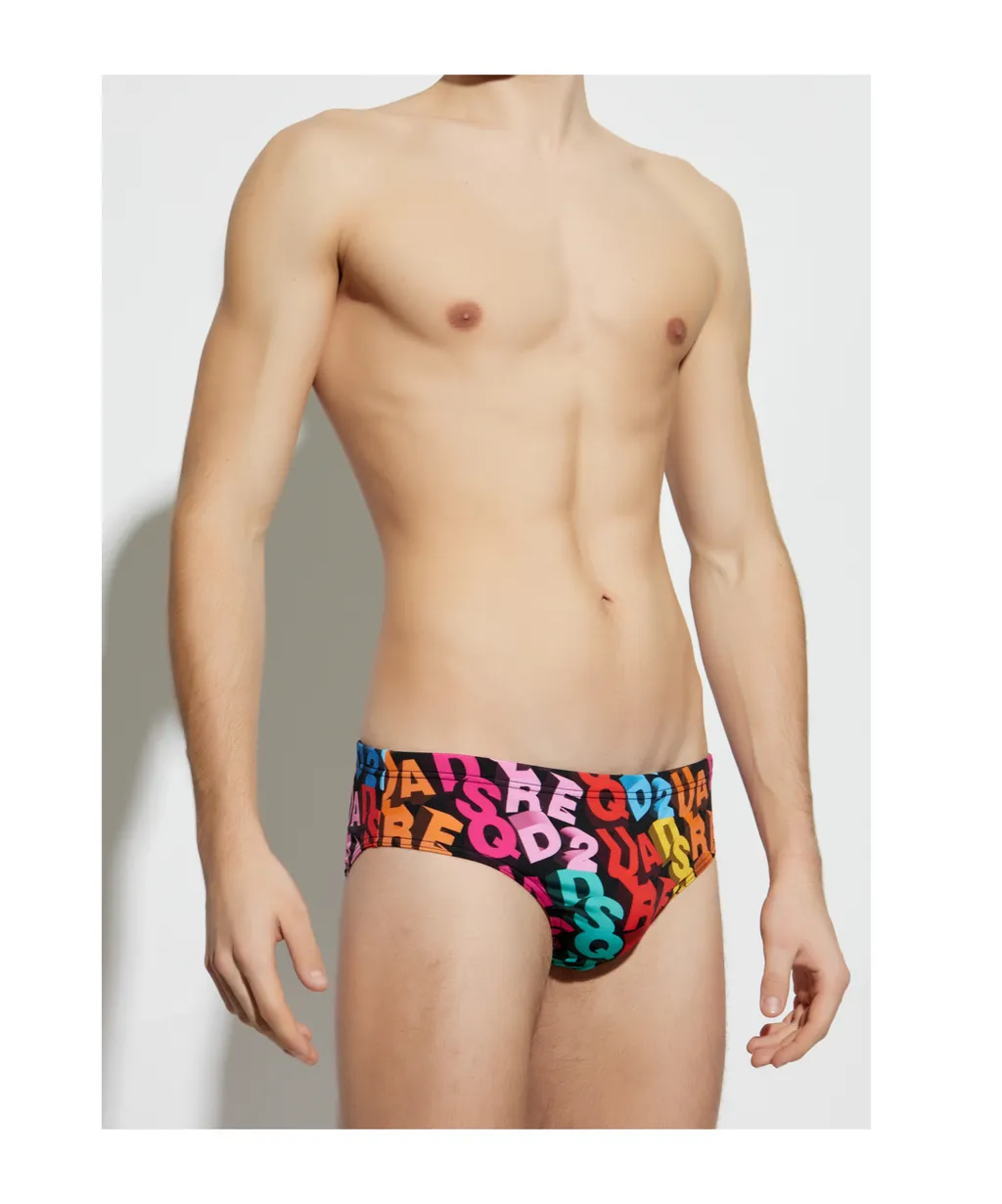 Elastic Waist Swimming Trunks
