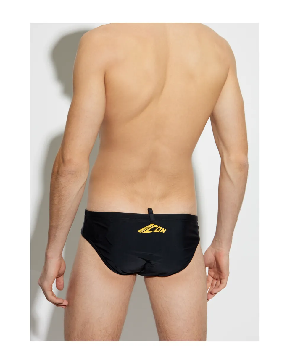 Elastic Waist Swimming Trunks