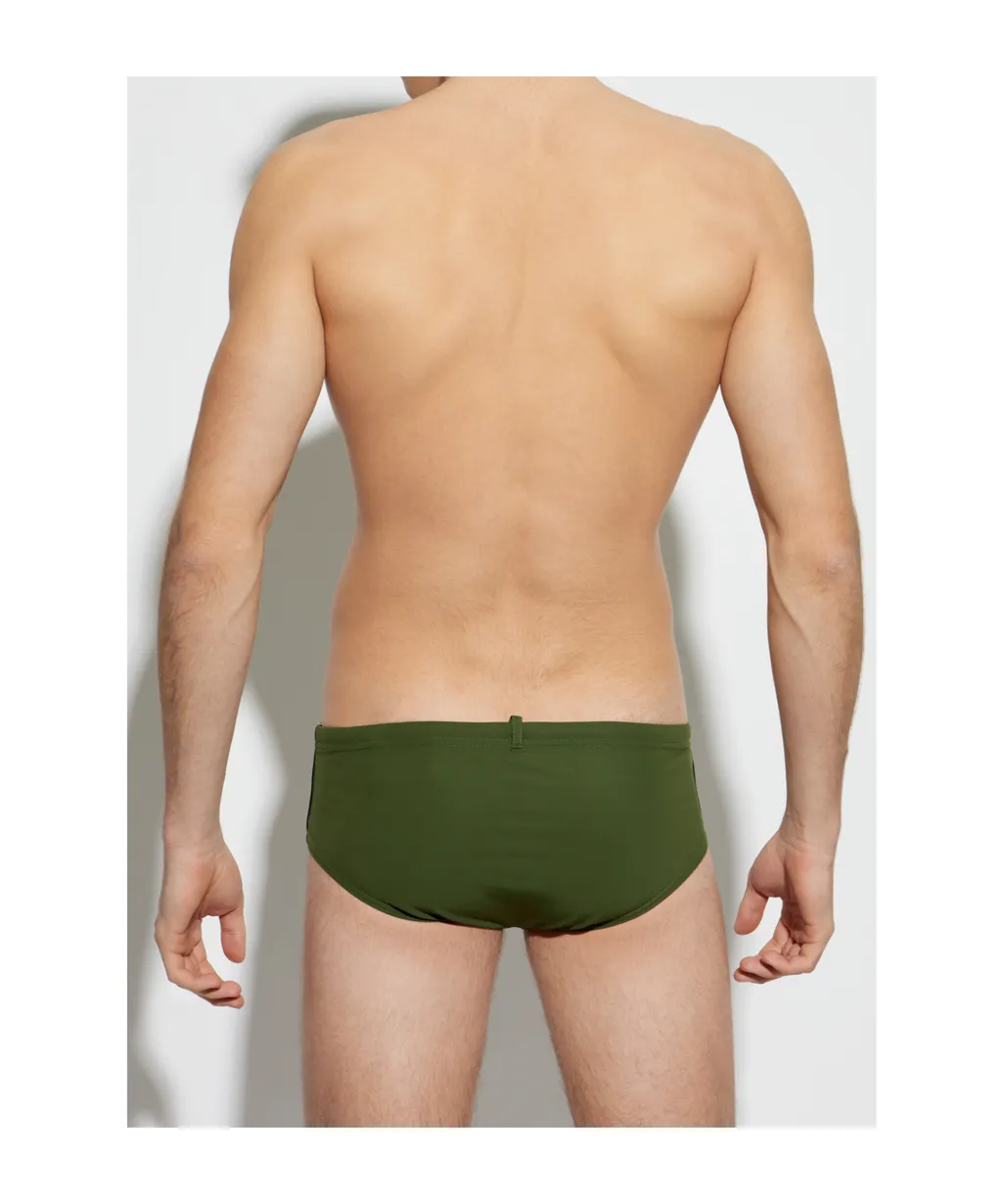 Elastic Waist Swimming Trunks