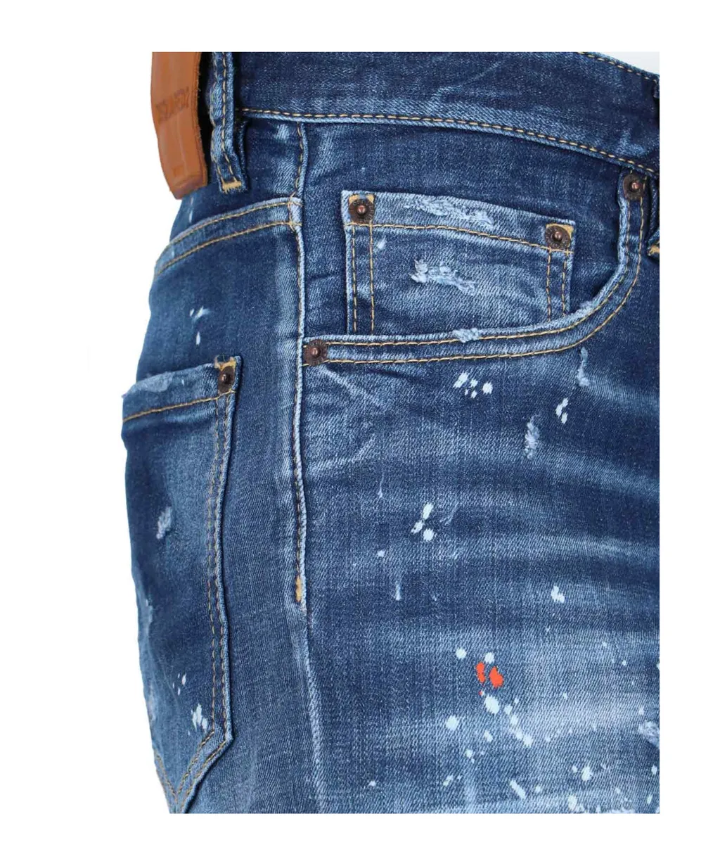 Distressed Slim Jeans