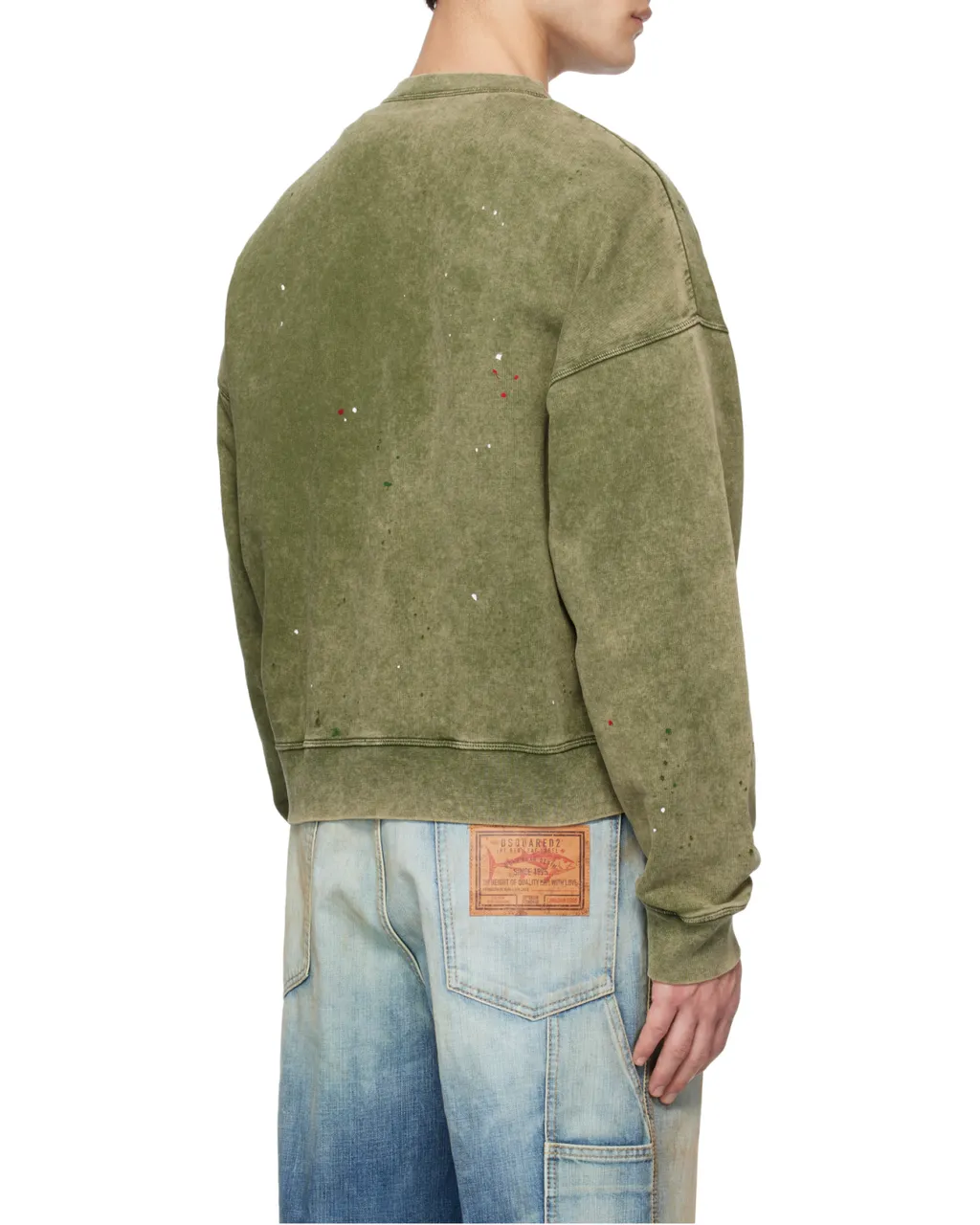 Marble Dyed Vanish Spot Cypro Fit Sweatshirt
