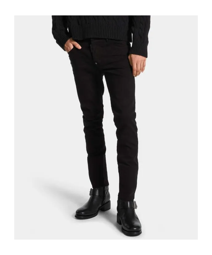 Skater Logo Patch Skinny Jeans