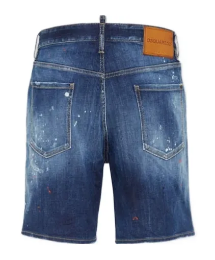 Medium Easy Wash Distressed Marine Shorts