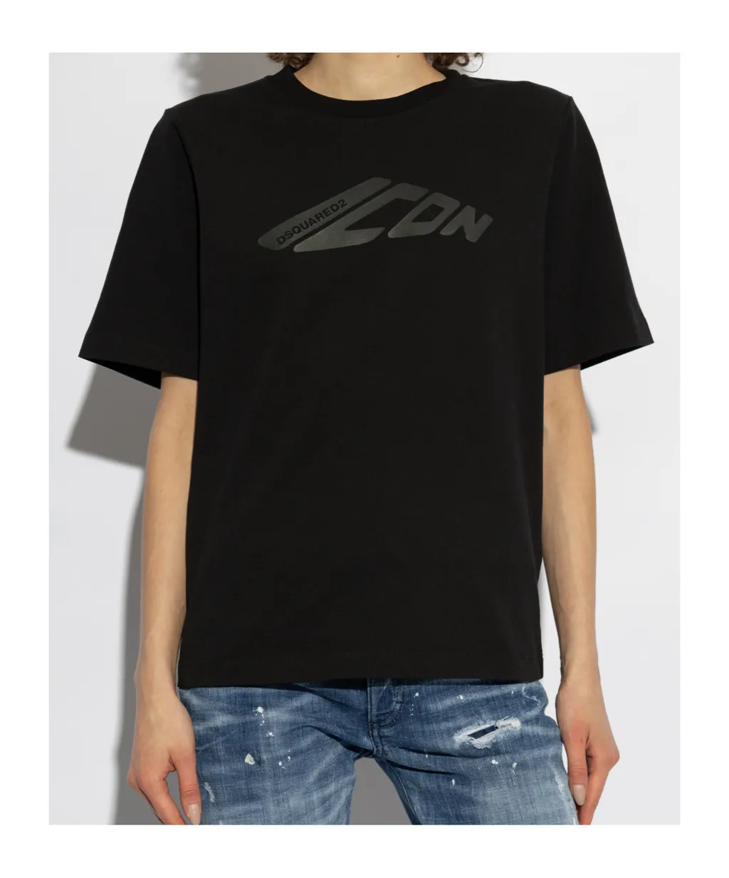 Logo Printed Crewneck T-Shirt