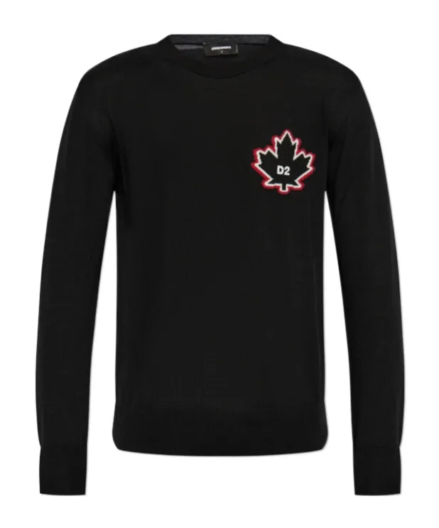 Logo Embroidered Crewneck Jumper