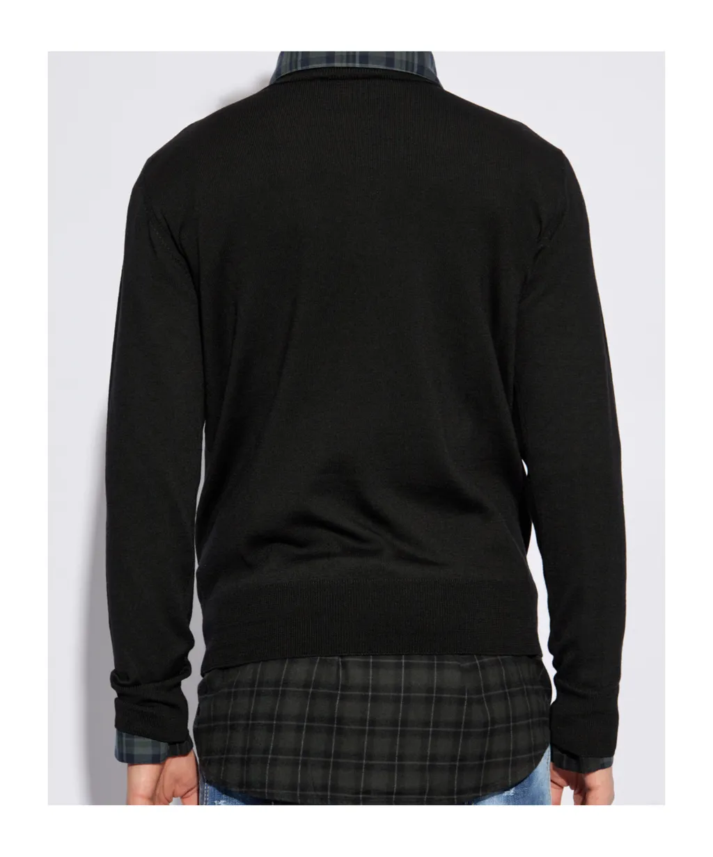 Logo Embroidered Crewneck Jumper
