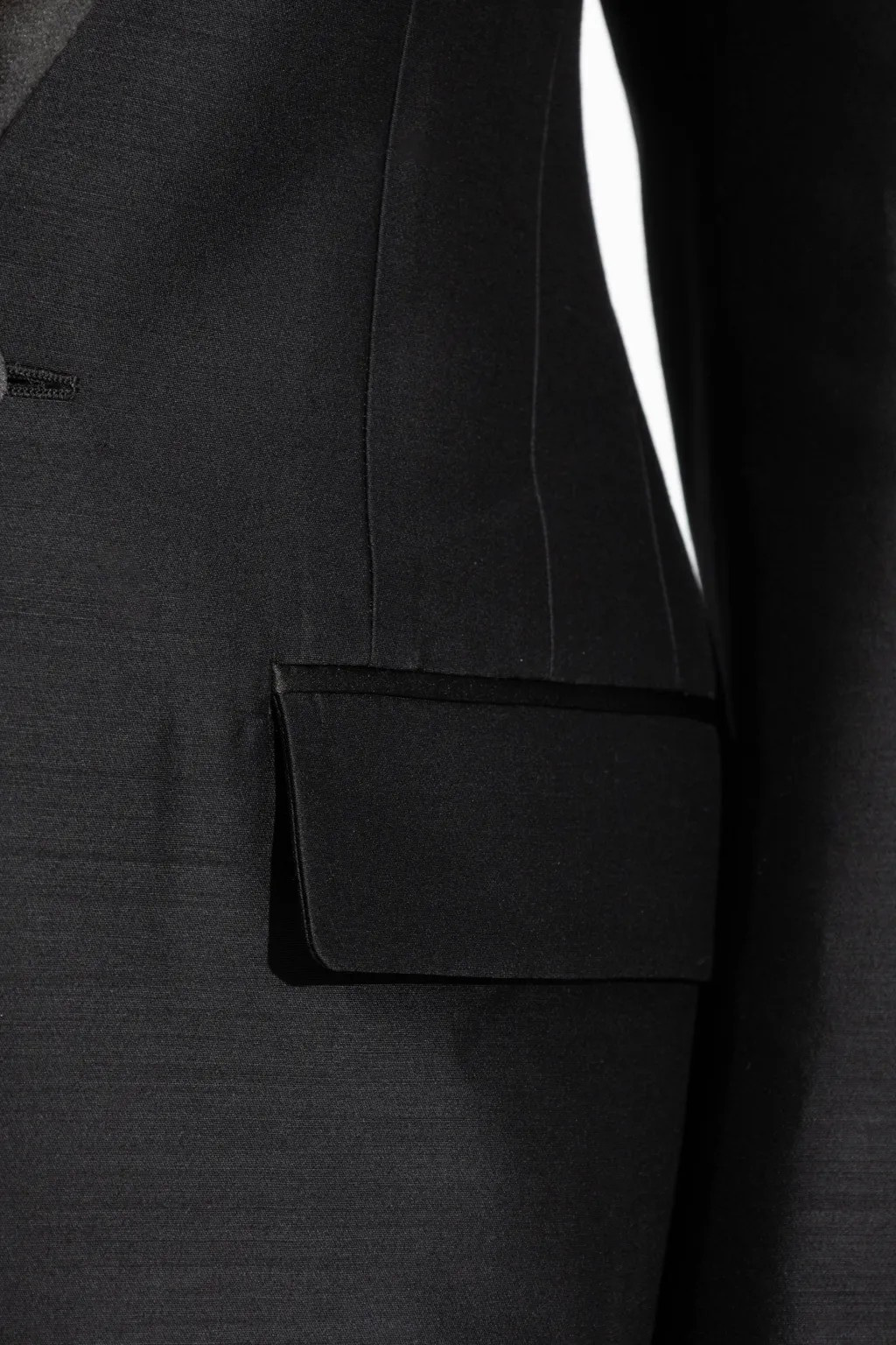 V-Neck Single-Breasted Blazer