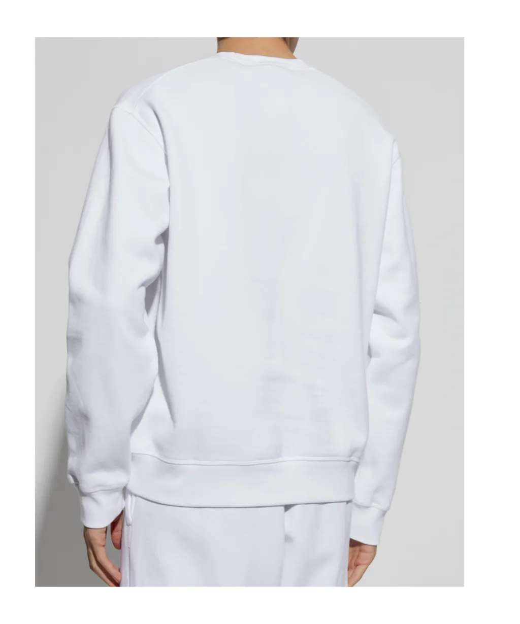Velvet-Logo Crewneck Sweatshirt