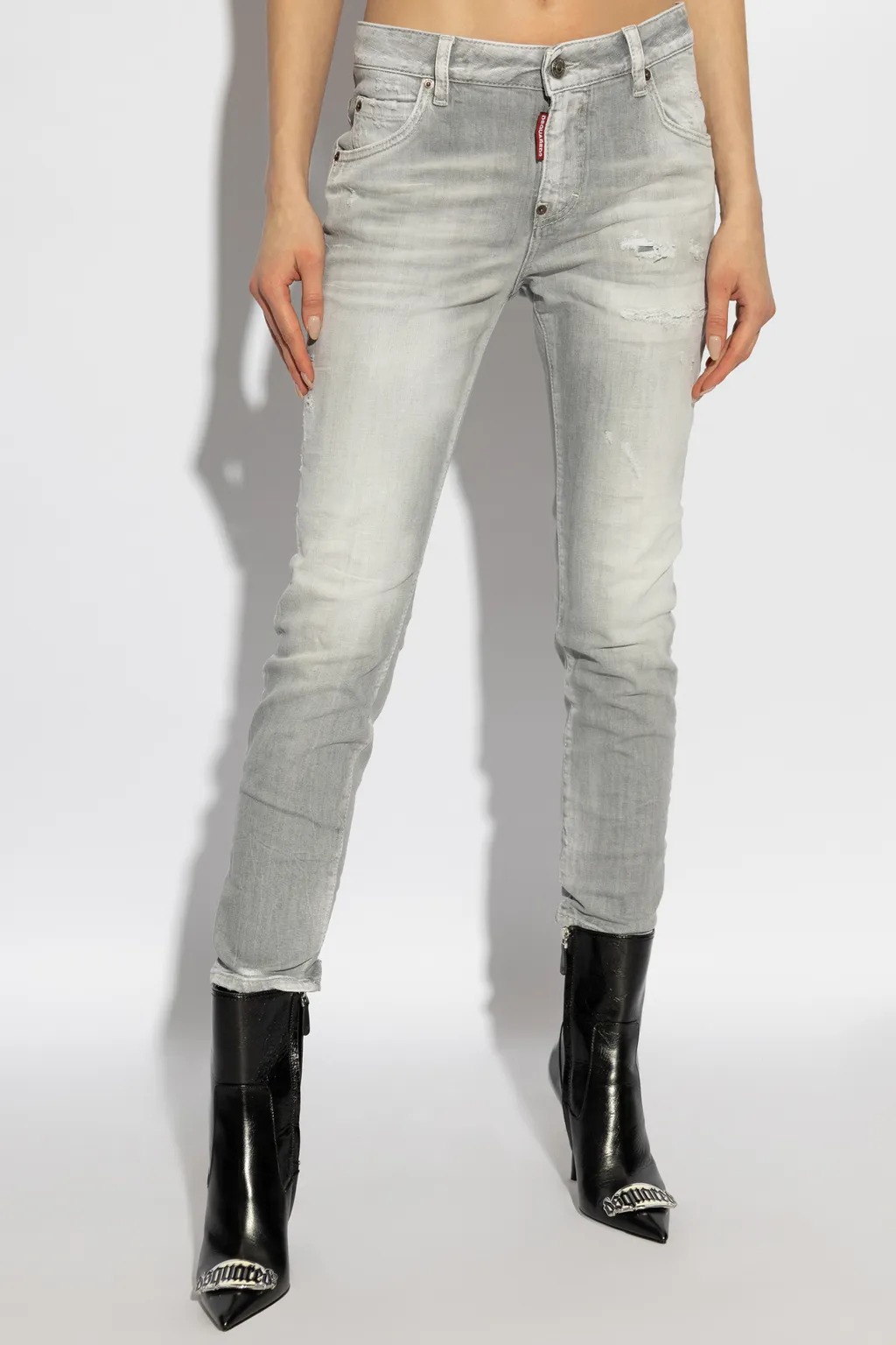 Jennifer Mid-Rise Distressed Jeans
