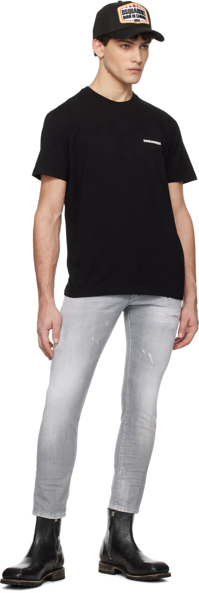 Skater Distressed Skinny Jeans
