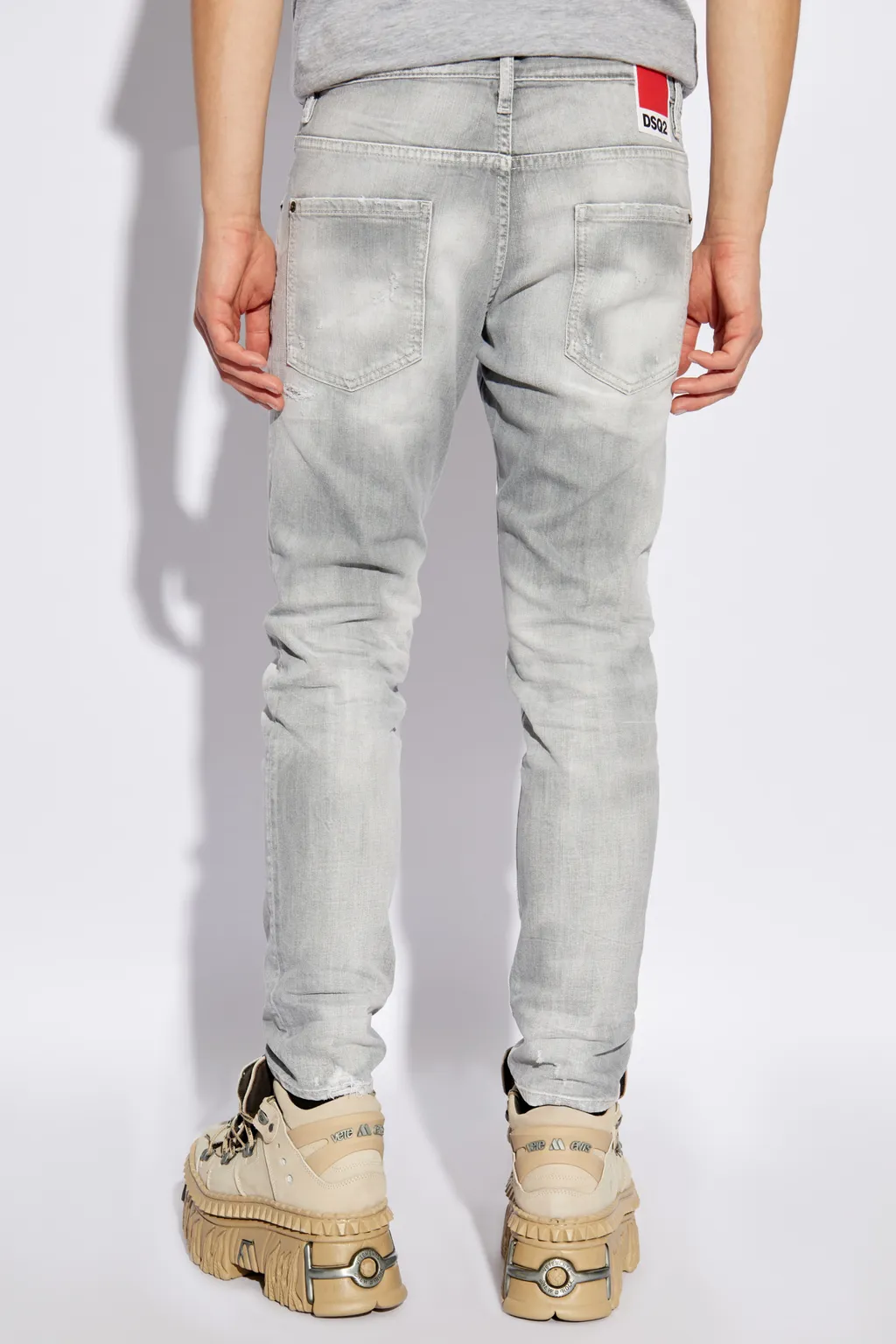 Skater Distressed Skinny Jeans