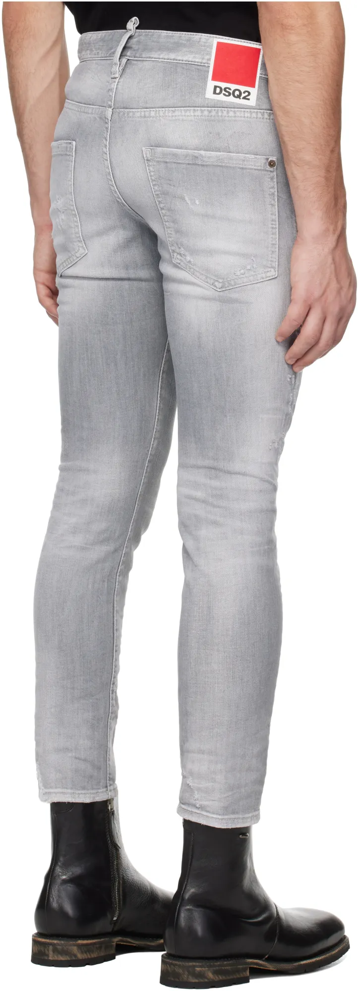 Skater Distressed Skinny Jeans
