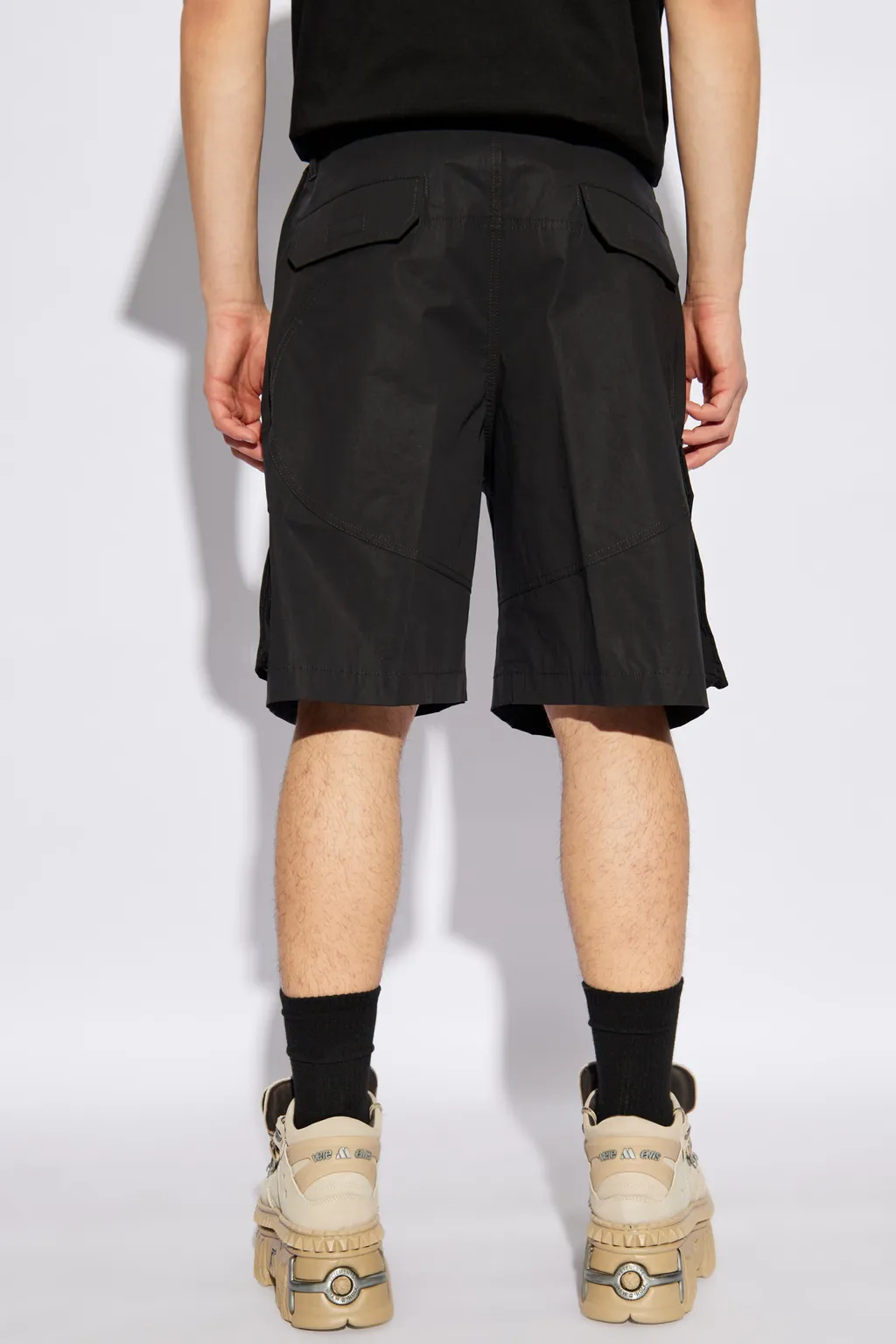 Logo Printed Cargo Shorts
