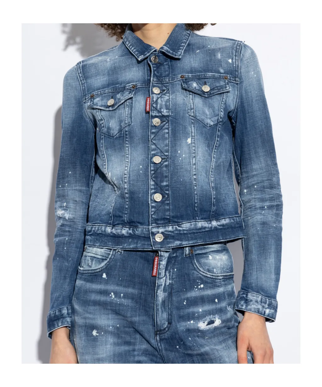 Distressed Denim Jacket