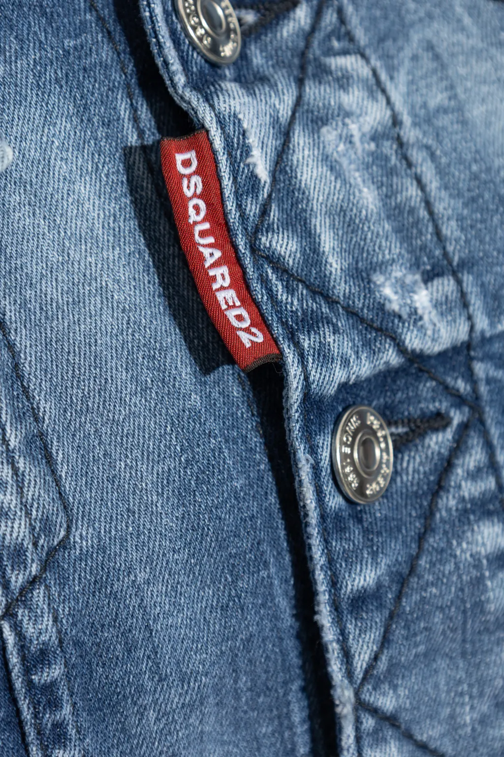 Distressed Denim Jacket