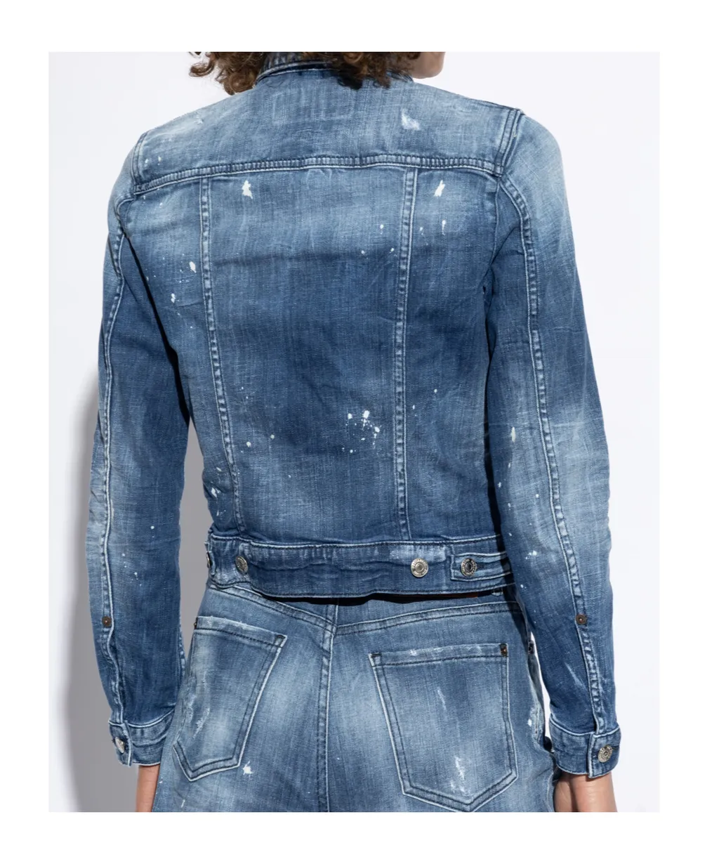 Distressed Denim Jacket