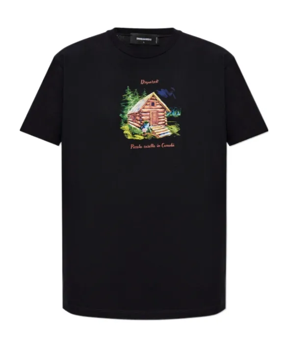 Graphic Printed Crewneck T-Shirt