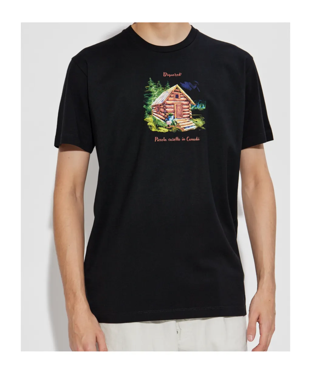 Graphic Printed Crewneck T-Shirt