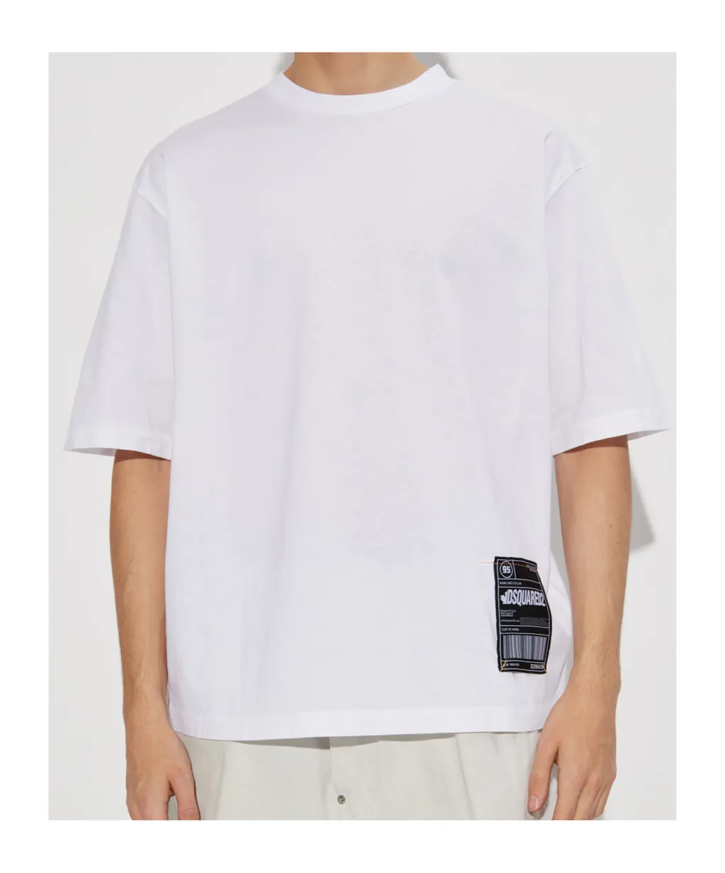 Logo Patch Crewneck T-Shirt