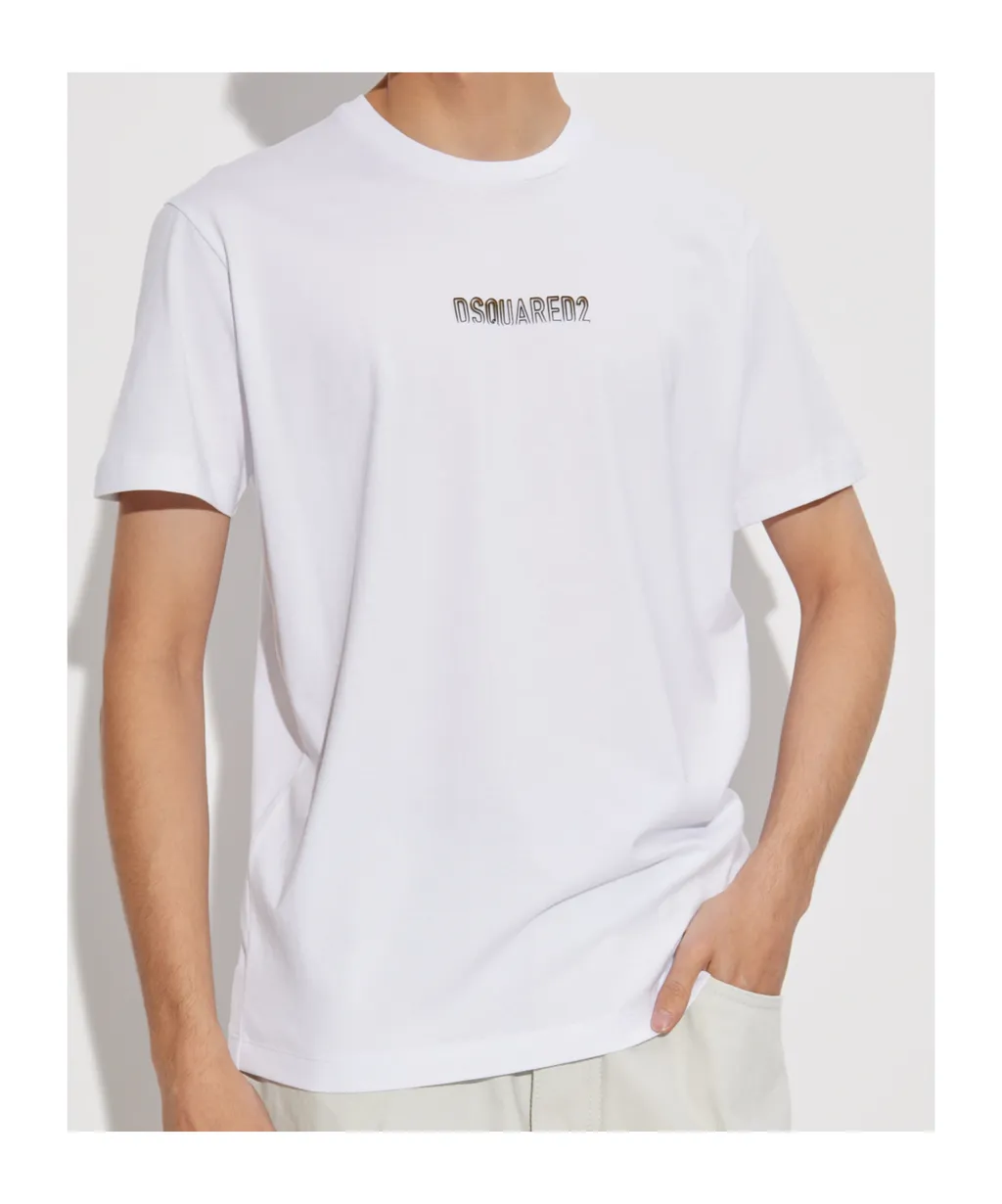 Raised Logo Crewneck T-Shirt